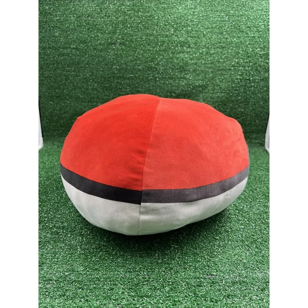 Pokemon Northwest Stuffed Plush Pokeball Pillow Red‎ White 2019